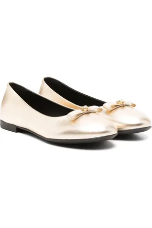 VERSACE Ballerinaskor i läder