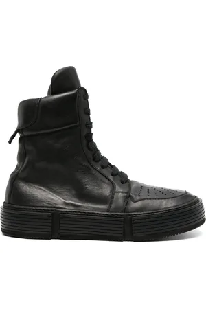 GUIDI 06G höga lädersneakers