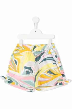 PUCCI Junior Shorts med abstrakt tryck