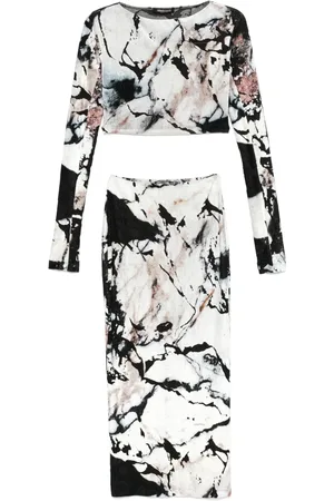 Roberto Cavalli Kjol med marmortryck