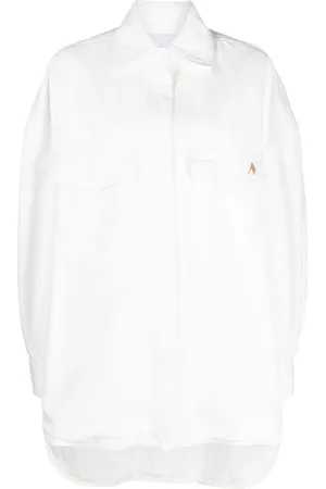 The Attico Skjortjacka med broderad logotyp