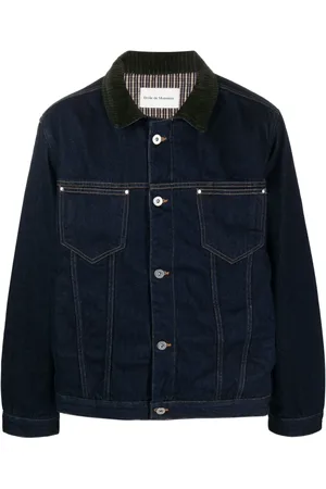 Drôle de Monsieur Jeansjacka med logotypmärke