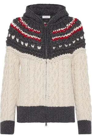Brunello Cucinelli Kashmirkofta med huva