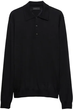 Prada Stickad pikétröja