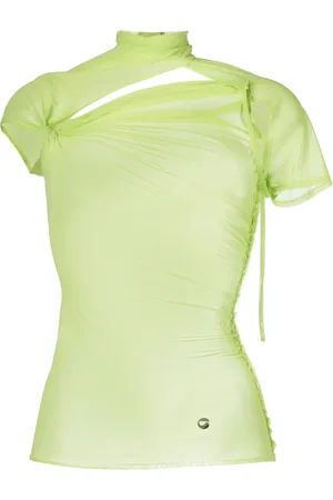 COPERNI Asymmetrisk draperad topp