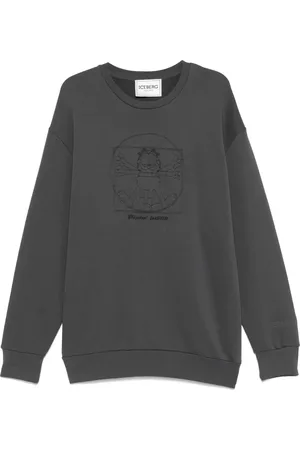 Iceberg Vitruvian Garfield sweatshirt med brodyr