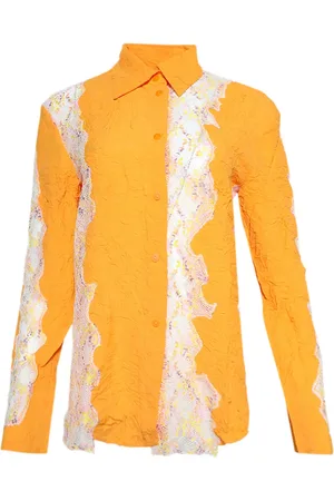 CHRISTOPHER ESBER Crimped Lace skjorta