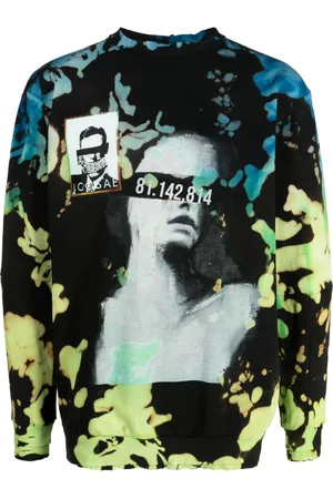 Stain Shade Sweatshirt med blekt effekt