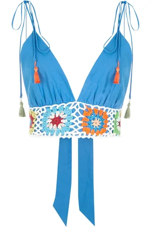 Olympiah Croptop med virkad kant