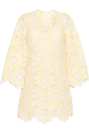 ZIMMERMANN Golden Lace miniklänning