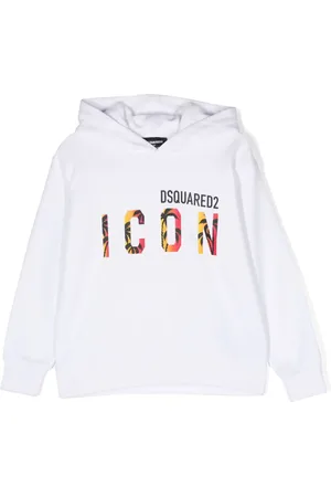 Dsquared2 Icon hoodie med logotyp