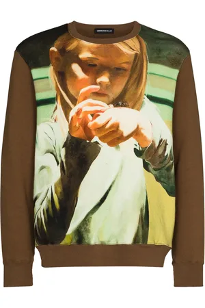 UNDERCOVER X Markus Akesson målad sweatshirt