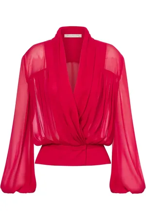 Serafini Draperad skir blus