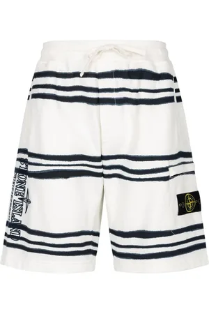 Supreme X Stone Island Warp randiga shorts