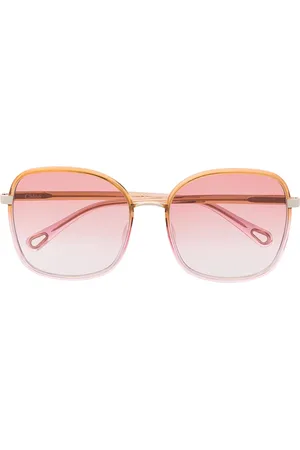 Chloé Franky fyrkantiga solglasögon i oversize