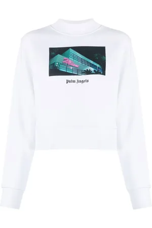 Palm Angels Croptop med grafiskt tryck