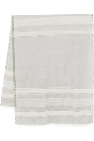 PESERICO SIGN Halsduk med lurexdetalj i jacquard