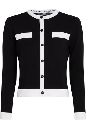 Karl Lagerfeld Kofta med kontrastkant