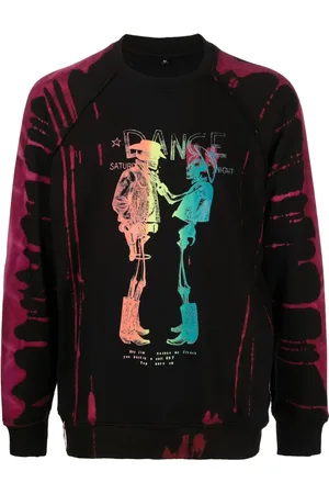 Stain Shade X Hiroshi Fujiwara tröja med skelettmotiv