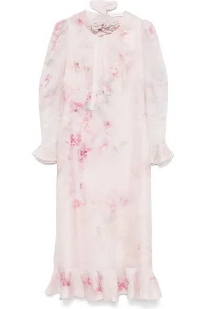ZIMMERMANN Crush Flower midiklänning