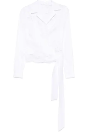 ERMANNO SCERVINO Kort spetsskjorta