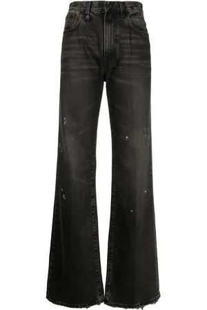 R13 Jeans med färgstänk