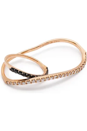 ANAPSARA Tvåfingerring i 18K roséguld med diamant