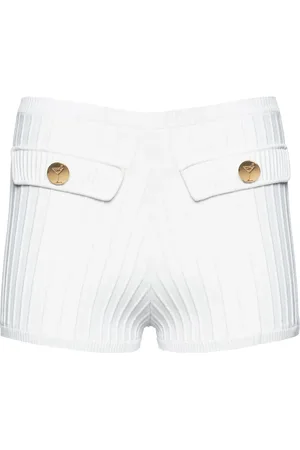 Retrofete Andrina ribbstickade shorts