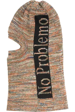 ARIES Stickad balaclava med logotyp