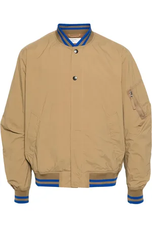Universal Works Randig bomberjacka