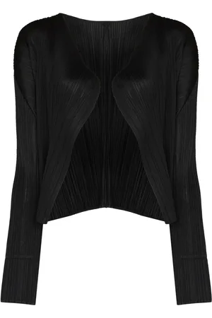 PLEATS PLEASE ISSEY MIYAKE Plisserad långärmad kofta