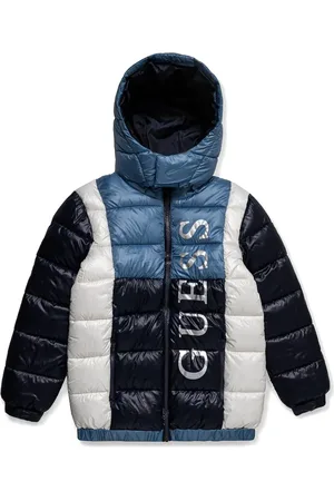 Guess Vadderad jacka med logotyp