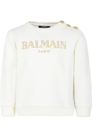 Balmain Tröja med broderad logotyp