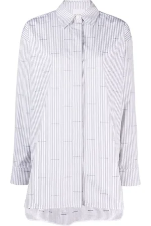 Givenchy Skräddad randig skjorta