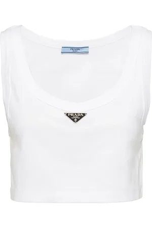 Prada Croptop med logotyp