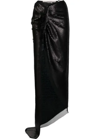 Rick Owens Midikjol med sidoslits
