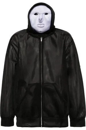 DOUBLET Transparent Android Trim hoodie