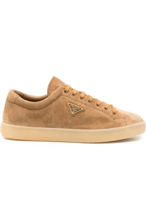 Prada Loafers med triangelformad logotyp