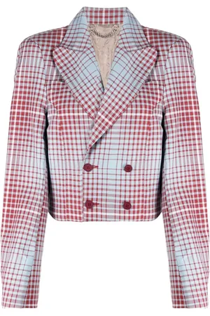 Charles Jeffrey Loverboy Kort dubbelknäppt blazer