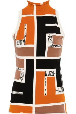 Fendi FF Puzzle stickad topp
