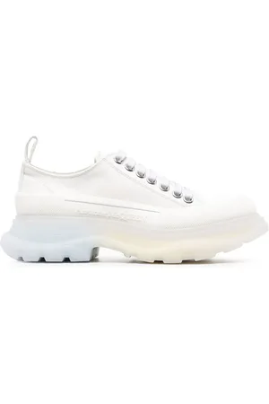 Alexander McQueen Tygskor med snörning