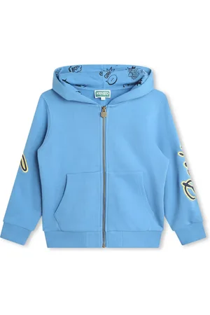 Kenzo Hoodie med logotypapplikation
