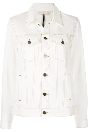Palm Angels Jeansjacka med logotyp