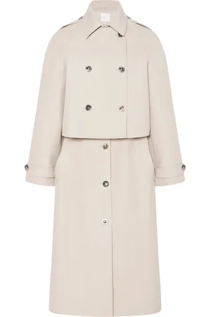 ROSETTA GETTY Trenchcoat med avtagbar panel
