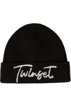 Twin-Set Mössa med broderad logotyp
