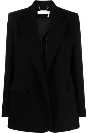 Chloé Enkelknäppt blazer med öppen front