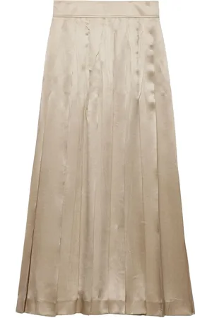 Prada Satinkjol i crêpe