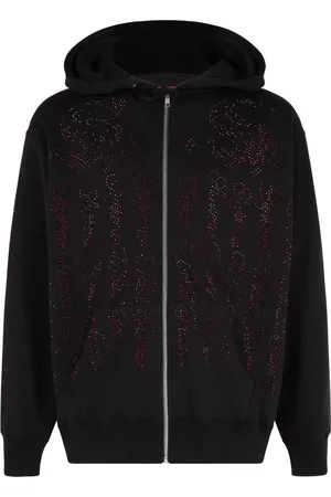 Supreme Hoodie med strass