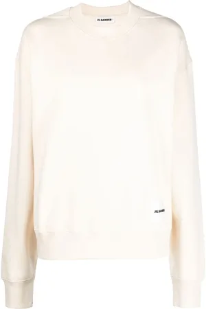 Jil Sander Sweatshirt med logotyp