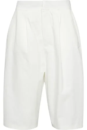 THOM KROM Finshorts med plisserad detalj